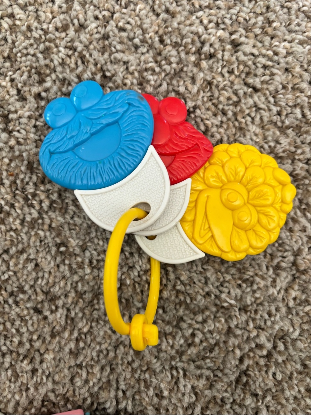 Sesame Street Character Teething Toy - Blue Red Yellow